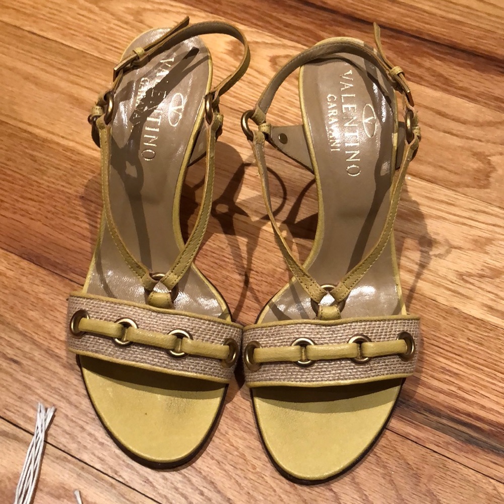 Valentino Garavani Strappy Heeled Sandals Size 38